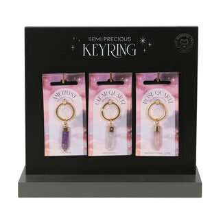 Something Different Semi Precious Crystal Keyrings