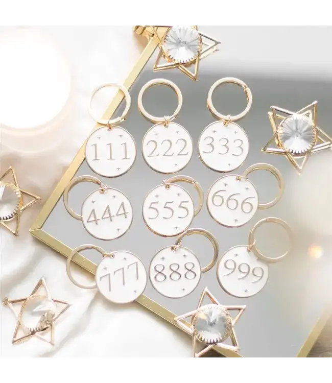 Angel Number Keyring