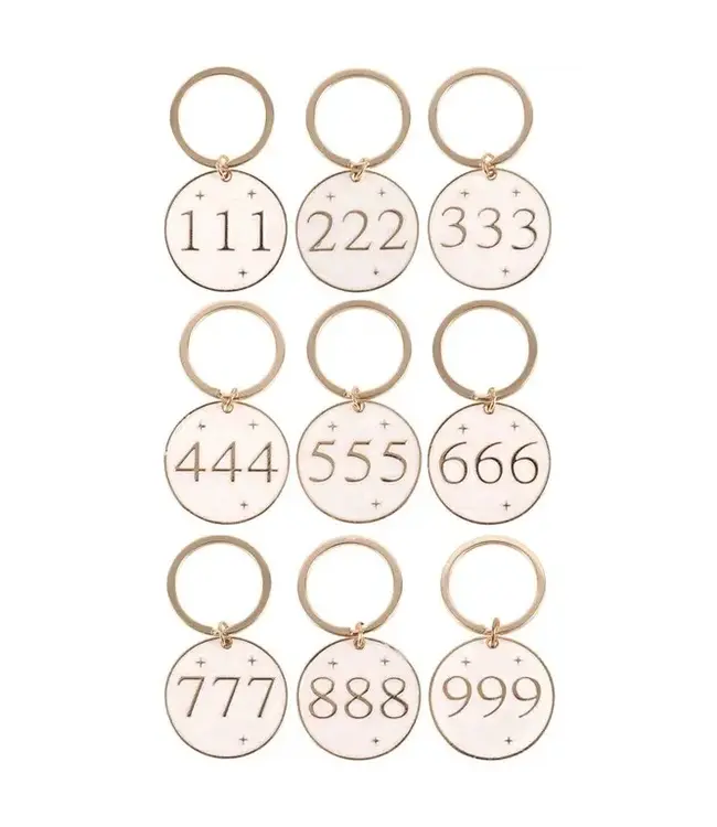 Angel Number Keyring