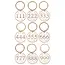Angel Number Keyring