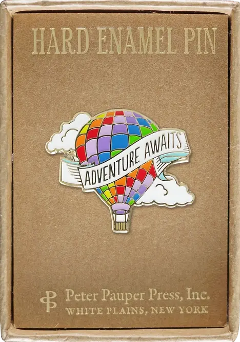 Adventure Awaits Hard Enamel Pin