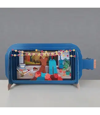 Alljoy Design Message in a Bottle Card- Cozy Anniversary