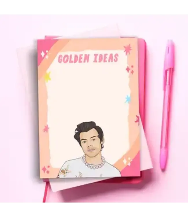 Golden Ideas Notepad: Harry Styles Edition