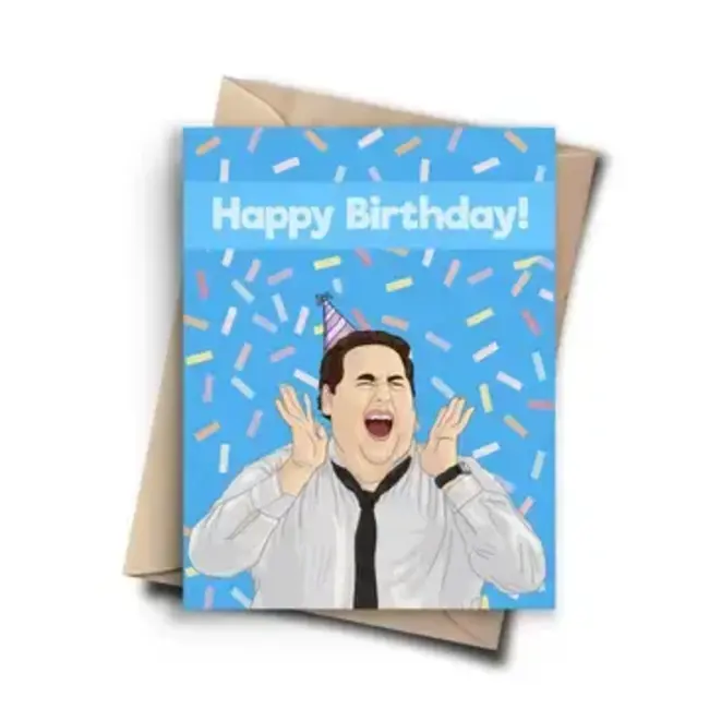 Jonah (Hill) Funny Birthday Card: Confetti & Chuckles