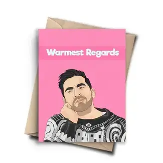 Pop Cult Paper Warmest Regards Birthday Card