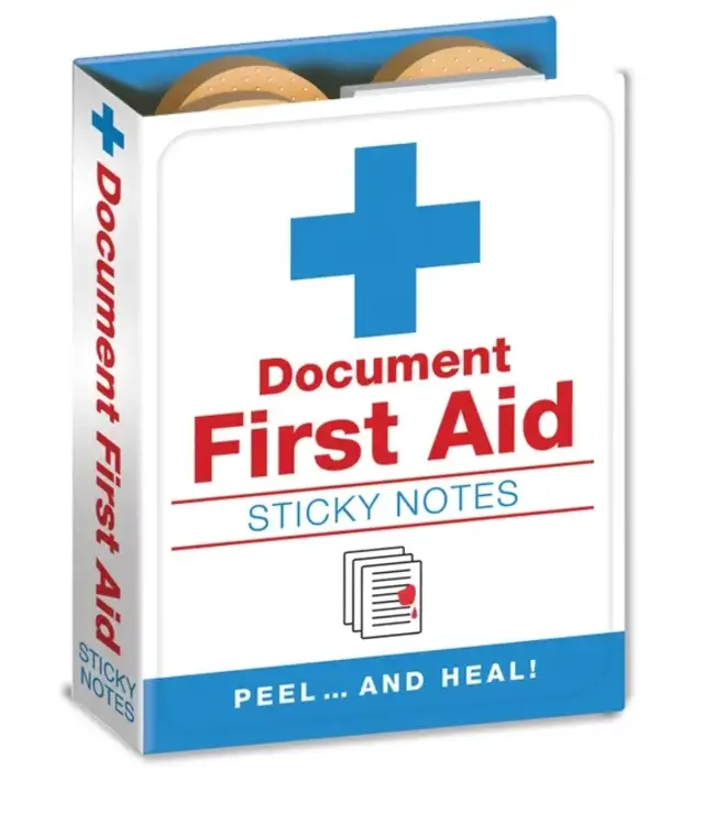 First Aid Sticky Notes
