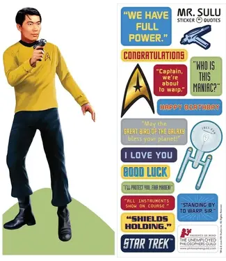 Unemployed Philosophers Guild Sulu Quotable Card