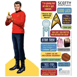 Unemployed Philosophers Guild Star Trek Scotty Greeting Card