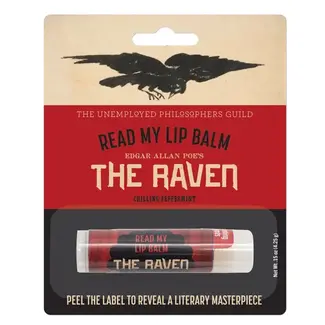 Unemployed Philosophers Guild Read My Lips Poes Raven Lip Balm