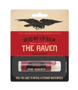 Unemployed Philosophers Guild Read My Lips Poes Raven Lip Balm