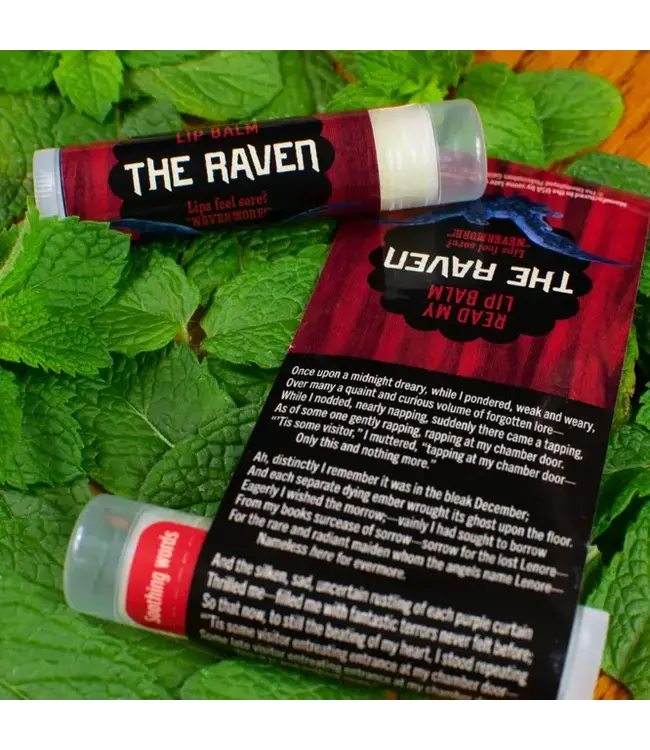 Read My Lips Poes Raven Lip Balm