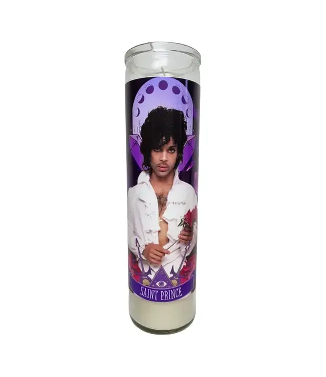 Prince Devotional Candle: Light Up Your Purple Reign