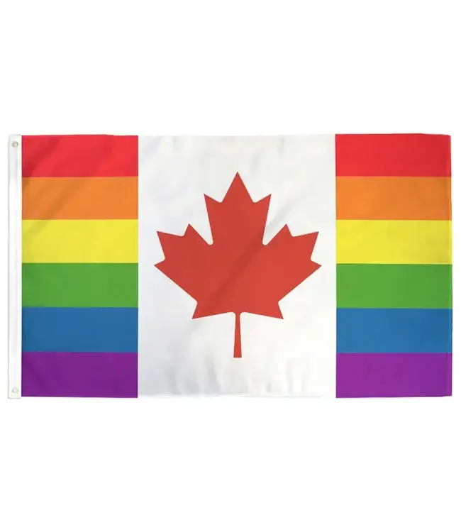 Rainbow Maple: 3' x 5' Canada Flag