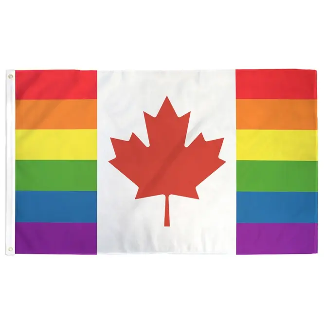 Rainbow Canada Flag