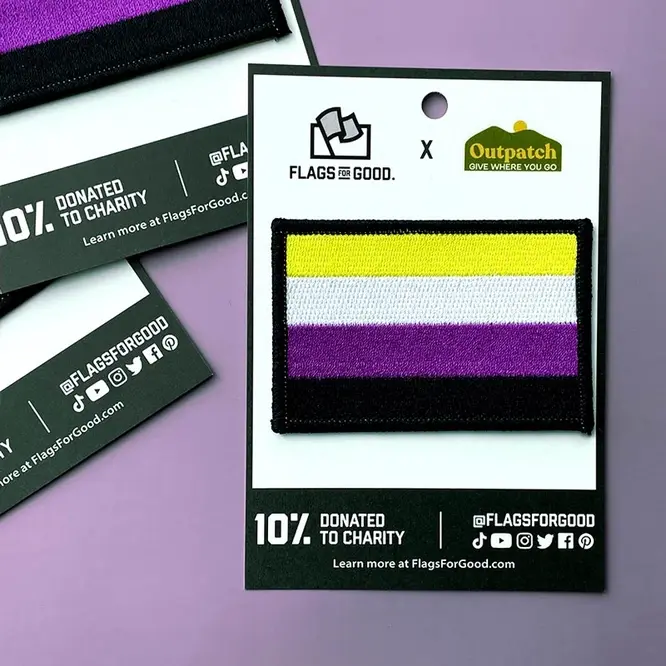 Non-binary Flag Patch