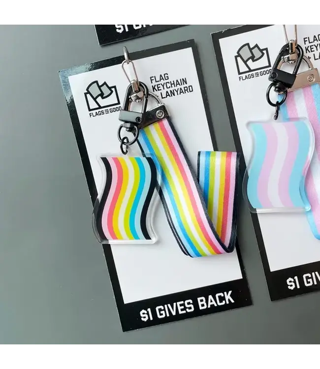 Queer Chic: Flag Keychain Duo