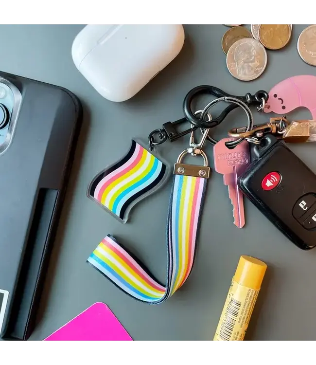 Queer Chic: Flag Keychain Duo