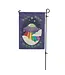Cosmic Welcome: 18" x 12" Garden Flag