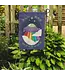 Cosmic Welcome: 18" x 12" Garden Flag
