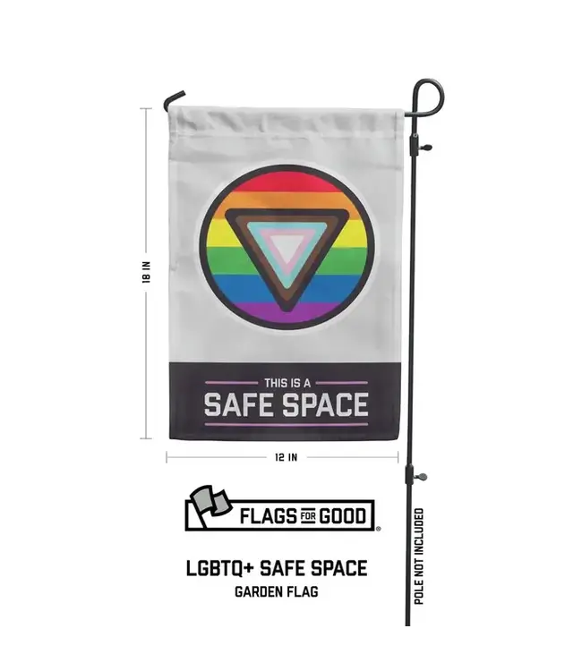 Safety Haven: 18" x 12" Garden Flag