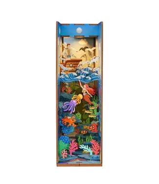 Hands Craft DIY Miniature House Book Nook Kit: Mermaid Story