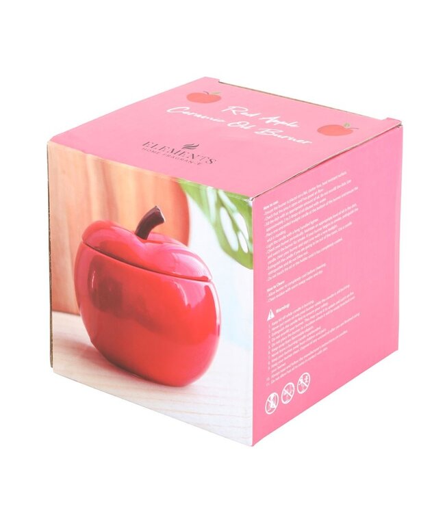 Whimsical Red Apple Oil Burner