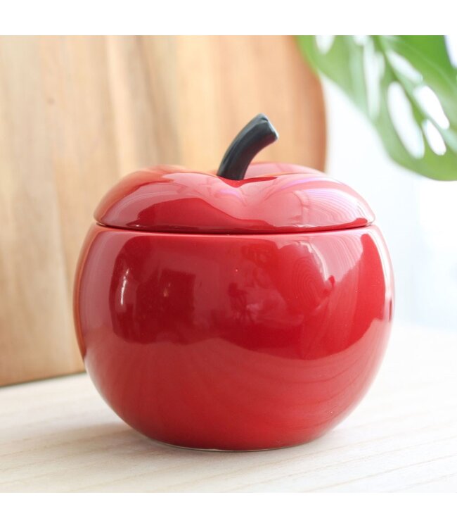 Whimsical Red Apple Oil Burner