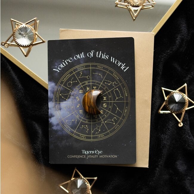 Mystical Tiger's Eye Greeting Card
