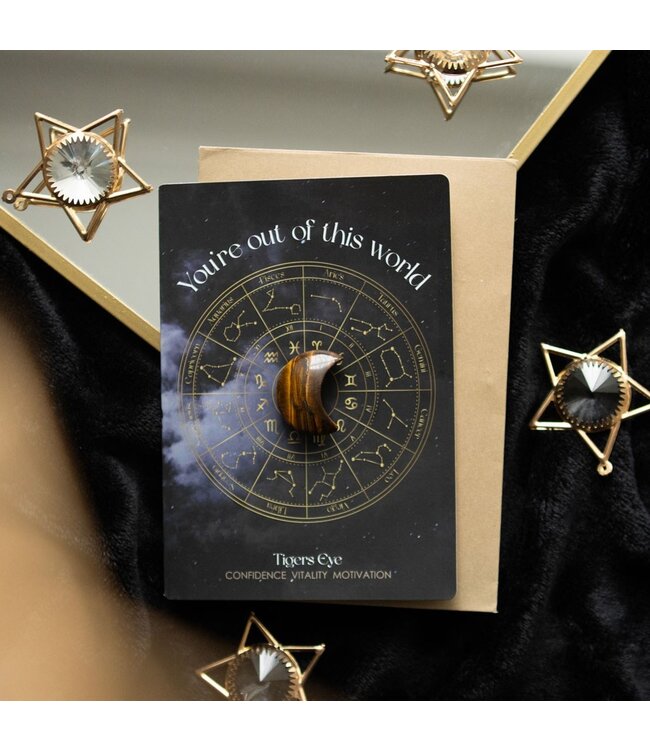 Mystical Tiger's Eye Greeting Card