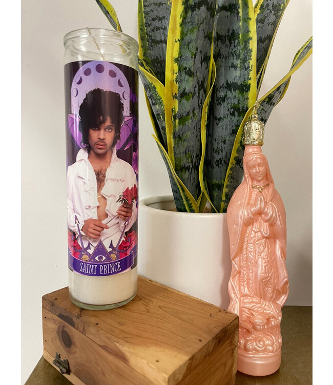 Prince Devotional Candle: Light Up Your Purple Reign