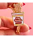 Noodle Cup Burlesque Pin