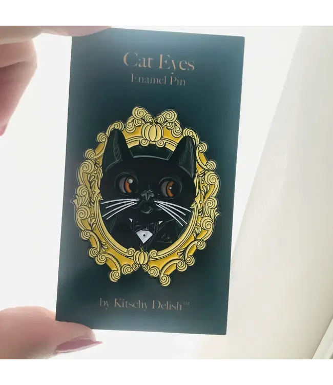 Moving Eyes Cat Eyes Pin: Purr-fectly Playful!