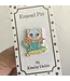 "Cat Tea" Glitter Pin