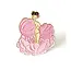 Sparkle & Charm: Peony Girl Enamel Pin