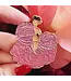Sparkle & Charm: Peony Girl Enamel Pin