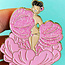 Sparkle & Charm: Peony Girl Enamel Pin