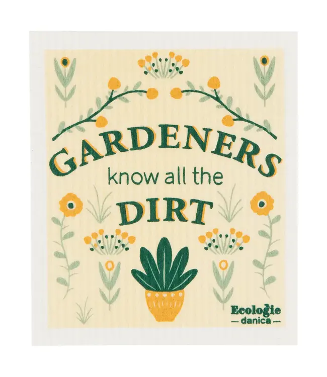 Scandi Dishcloth: Clean Green!