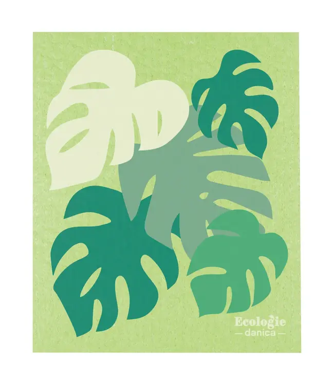 Scandi Dishcloth: Clean Green!