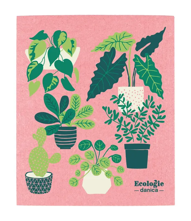 Scandi Dishcloth: Clean Green!