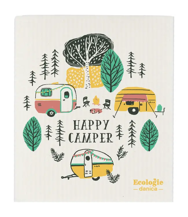 Scandi Dishcloth: Clean Green!