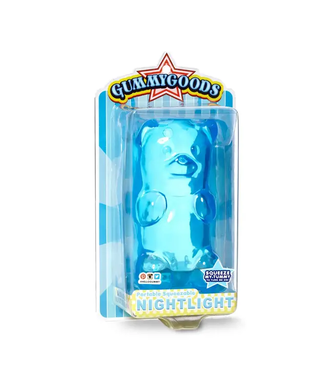 Gummygoods Nightlight - Blue: Squishy Sweet Dreams!
