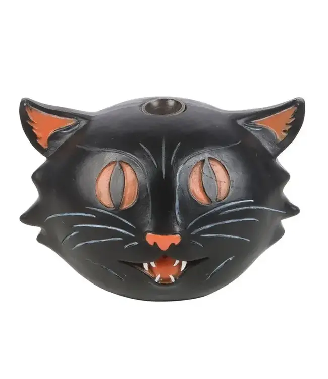 Spooky Smoke: Black Cat Incense Burner