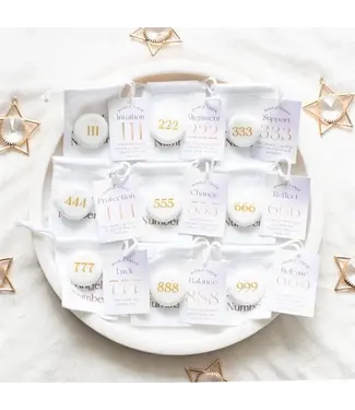 Something Different Angel Number Marble Keepsake Stones