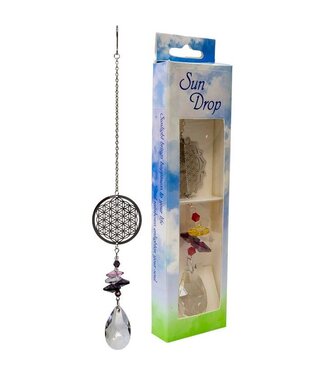 Kheops International Hanging Crystal - Flower of Life