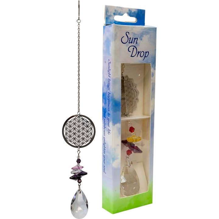 Hanging Crystal - Flower of Life