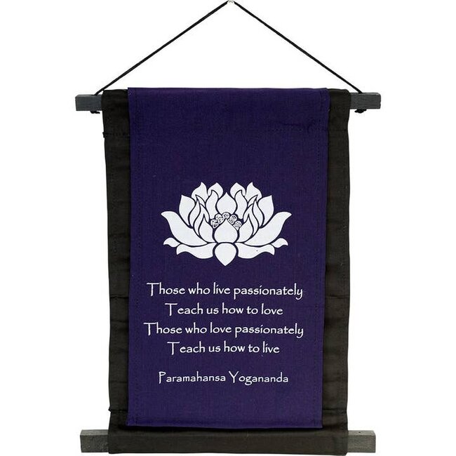 Yogananda’s Wisdom: Passionate Living Banner