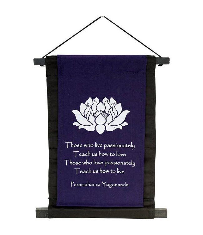 Yogananda’s Wisdom: Passionate Living Banner