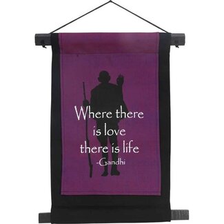 Kheops International Banner - Cotton - Gandhi