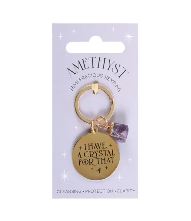 Amethyst Crystal Keyring: Your Key to Clarity!