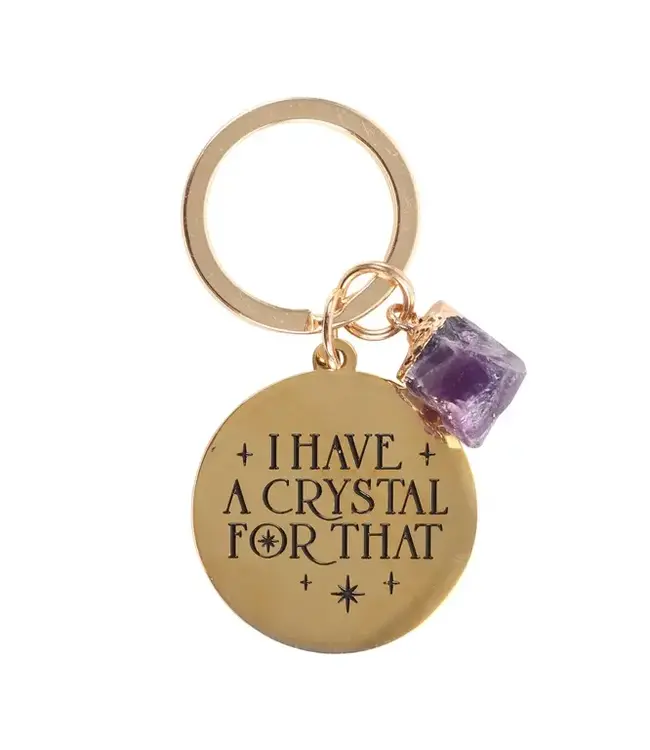 Amethyst Crystal Keyring: Your Key to Clarity!